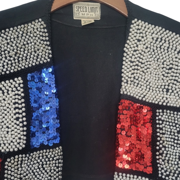 Vintage Speed Limit MPH Long Sleeve Vest - Picture 3 of 4